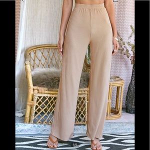 Elastic Wide leg pants